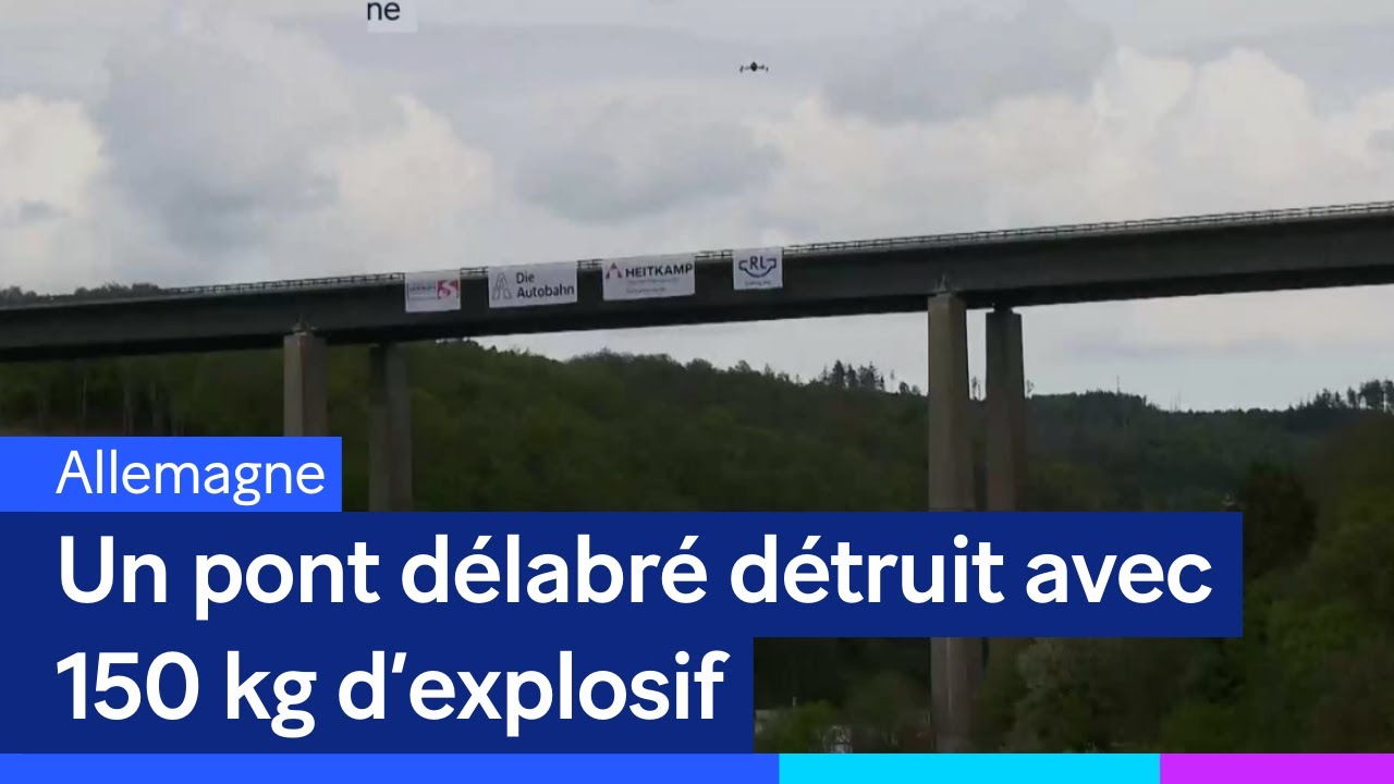 Un pont délabré détruit avec 150 kg d’explosif