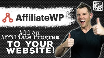 Affiliate Program For WordPress - How To Use AffiliateWP [Tutorial]