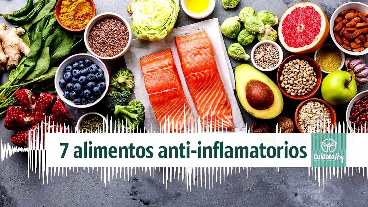 7 alimentos que combaten la inflamación YouTube