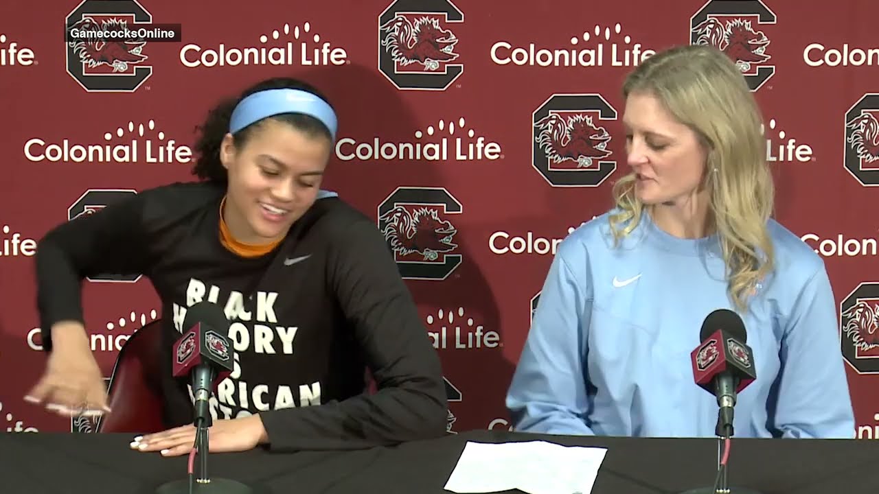 Better audio: Lady Vols Coach Kellie Harper and Rae Burrell post-game vs. South Carolina