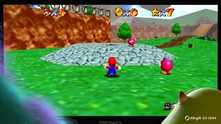 Monster inc x super Mario mike and sully gets super Mario 64 gameplay