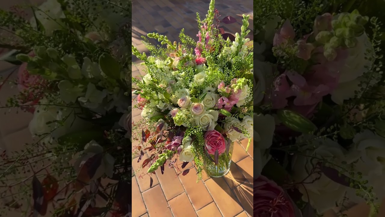 Monaco Breeze” — Tall Vase Bouquet