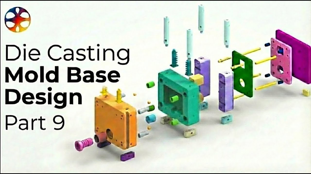 Siemens NX Die Casting Mold Base | Part 9: Bottom Plate Design & Bolting Strategy