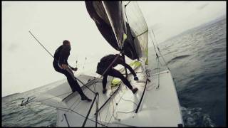 49er gybe in SLOW MOTION