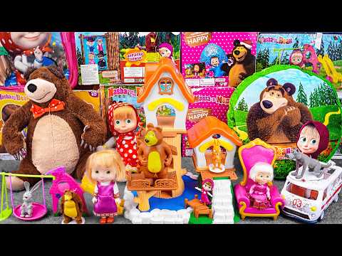 96 Minutes Satisfying with Unboxing Cute & Fun Masha and The Bear Toys Collection ASMR 🌳❤️