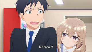 Katase - san gives cookies to shinozaki takuma | My tiny senpai episode 2 |
