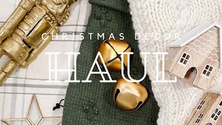 HUGE CHRISTMAS DECOR HAUL | HOBBY LOBBY, WALMART, AMAZON AND TARGET | CHRISTMAS 2022