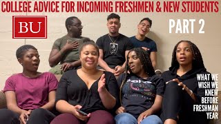 COLLEGE ADVICE VIDEO Pt. 2: What We Wish We Knew Before Freshman Year at Boston University