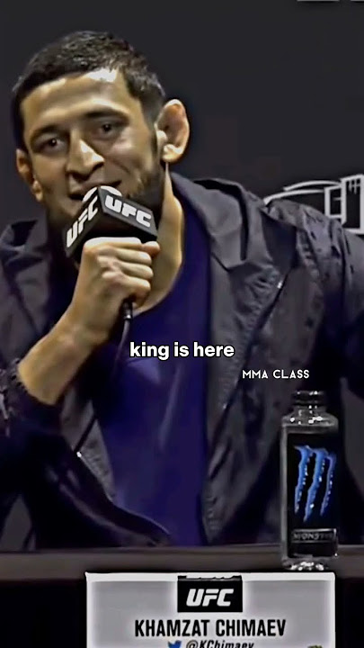 Khamzat Chimaev vs Gilbert burns intense interview #shorts #khamzatchimaev #gilbert #ufc