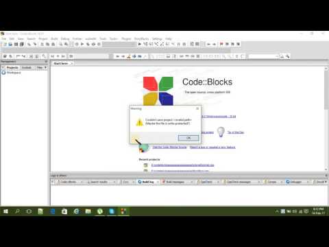 ERROR 'couldn't save project "invalid path" ' in code blocks