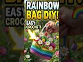 Floral crochet colorfull bag #crochet #knitting #handmade #easy #diy #crochetbag #shorts #short #how