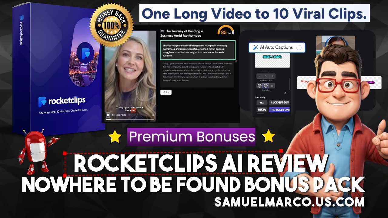 RocketClips AI Review: How to Create Short Videos! 😍 RocketClips Review | RocketClips AI Review