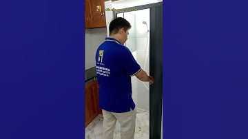 Cửa Xếp Gọn Cho Nhà Vệ Sinh Không Gian Hẹp #remcuahana  #shorts