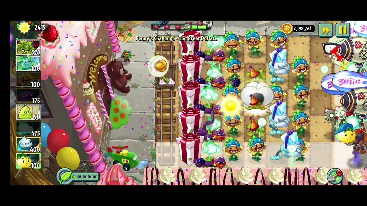 Plants vs. Zombies Reflourished - Penny's Challenge #9 - The Great Deflate (rerun)