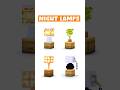 Minecraft Night Lamp Ideas! #minecraft