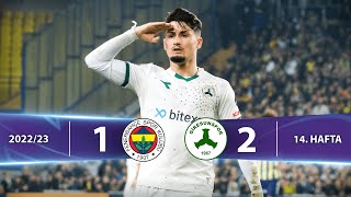 Fenerbahçe - B Giresunspor 1-2 Highlightsözet Spor Toto Süper Lig - 202223