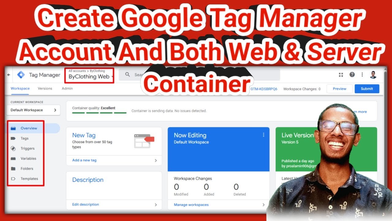 How To Create Google Tag Manager Both Web Container and Server ...