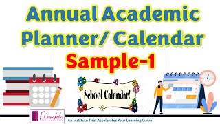 Annual Academic Planner/ Calendar (Sample 1) || Dr Meenakshi Narula screenshot 1