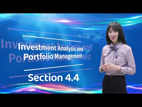 Section 4.4 The Capital Asset Pricing Model. Lecture: Investment Analysis and Portfolio Management
