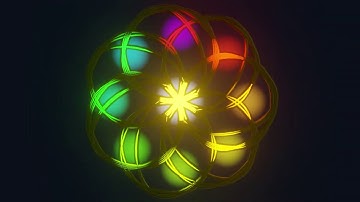 Blender 2.82 experimenting with animation nodes. Mandala forms.