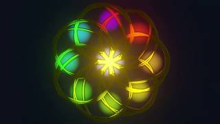 Blender 2.82 experimenting with animation nodes. Mandala forms.