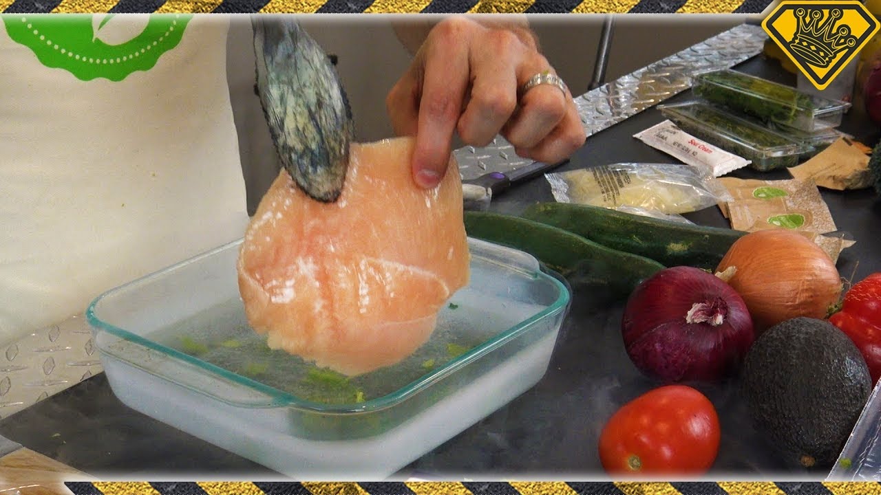 What Does Liquid Nitrogen Do To Meat? YouTube