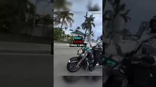 Angry Cop Chases the Biker!
