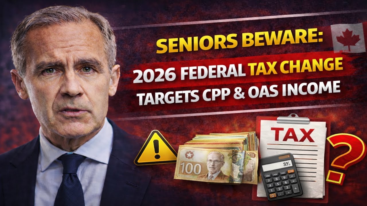 Seniors Beware 2026 Federal Tax Change Targets CPP & OAS Income