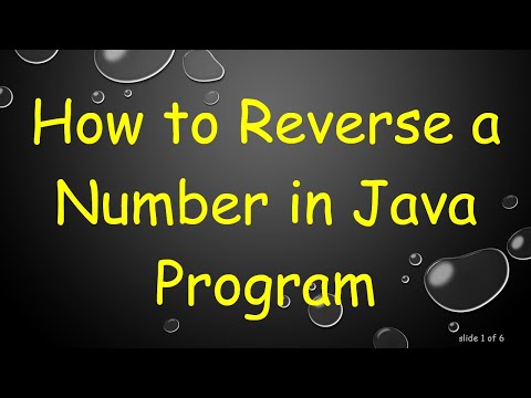 How to Reverse a Number in Java Program