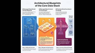 17 . What are the main components of the Core Data stack? | Eng