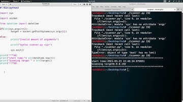 Scripting In python -01 | Writing Basic Port Scanning Script using python | Kali Linux