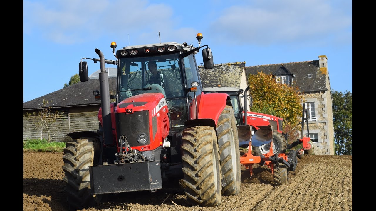 Semis de blé 2017 - 100% Massey Ferguson !