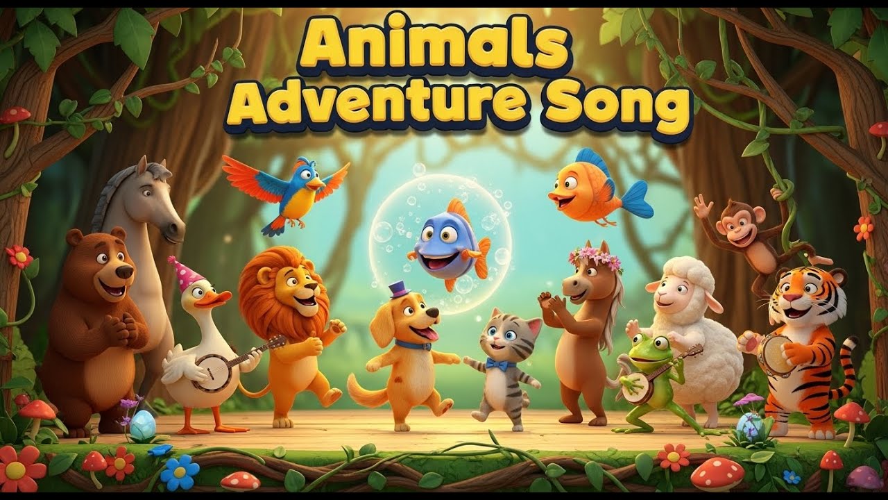 Animals Adventure Song - YouTube