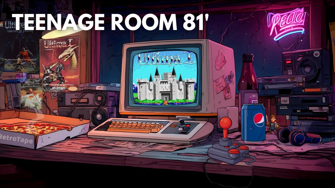 Аркадный Подвал 1981 // Ultima 1 и Ретро Сны Synthwave