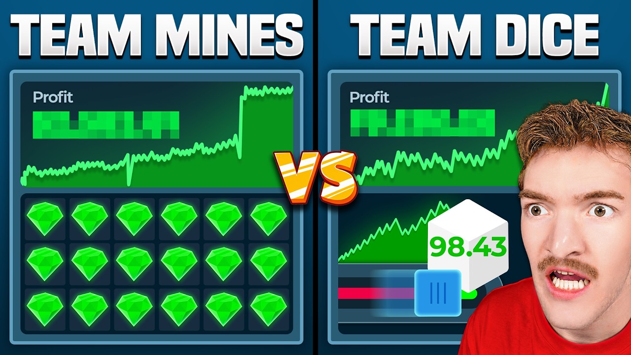 MINES vs DICE "PROFIT" STRATEGY FACE OFF...