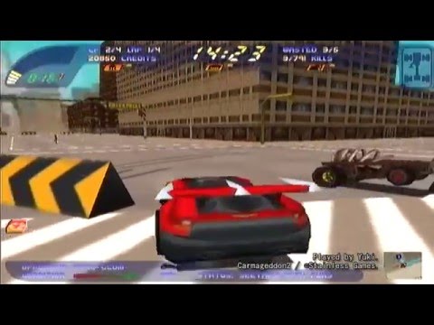PCゲーム]Carmageddon2 Carpocalypse Now(カーマゲドン2) - YouTube