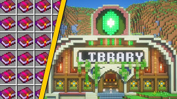 I Built a Library for Every Enchantment in Minecraft!