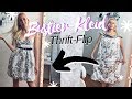 Thrift Flip #10 / Bustier-Sommerkleid aus Second-Hand Kleid selber nähen (+ BH-Cups!)