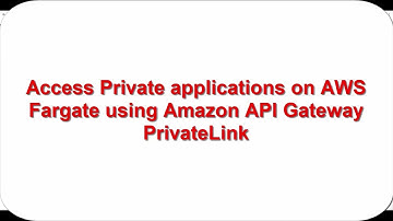 Access Private applications on AWS Fargate using Amazon API Gateway PrivateLink