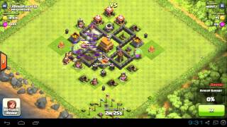 Clash Of Clans - Th4 Maxed Out Trophy Base Design And War Base Design