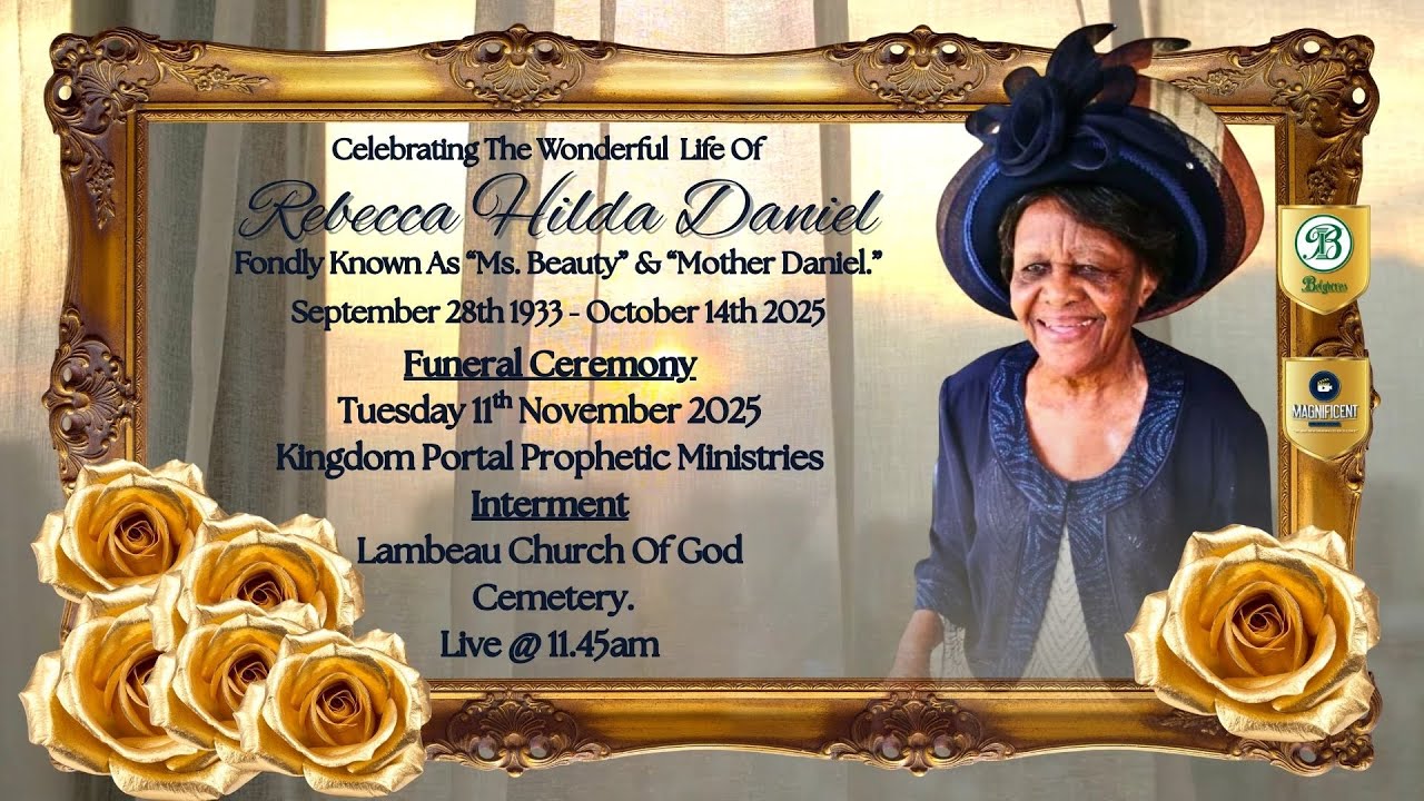 Rebecca Hilda Daniel ("Ms. Beauty/Mother Daniel") - The Celebration Of Her Wonderful Life