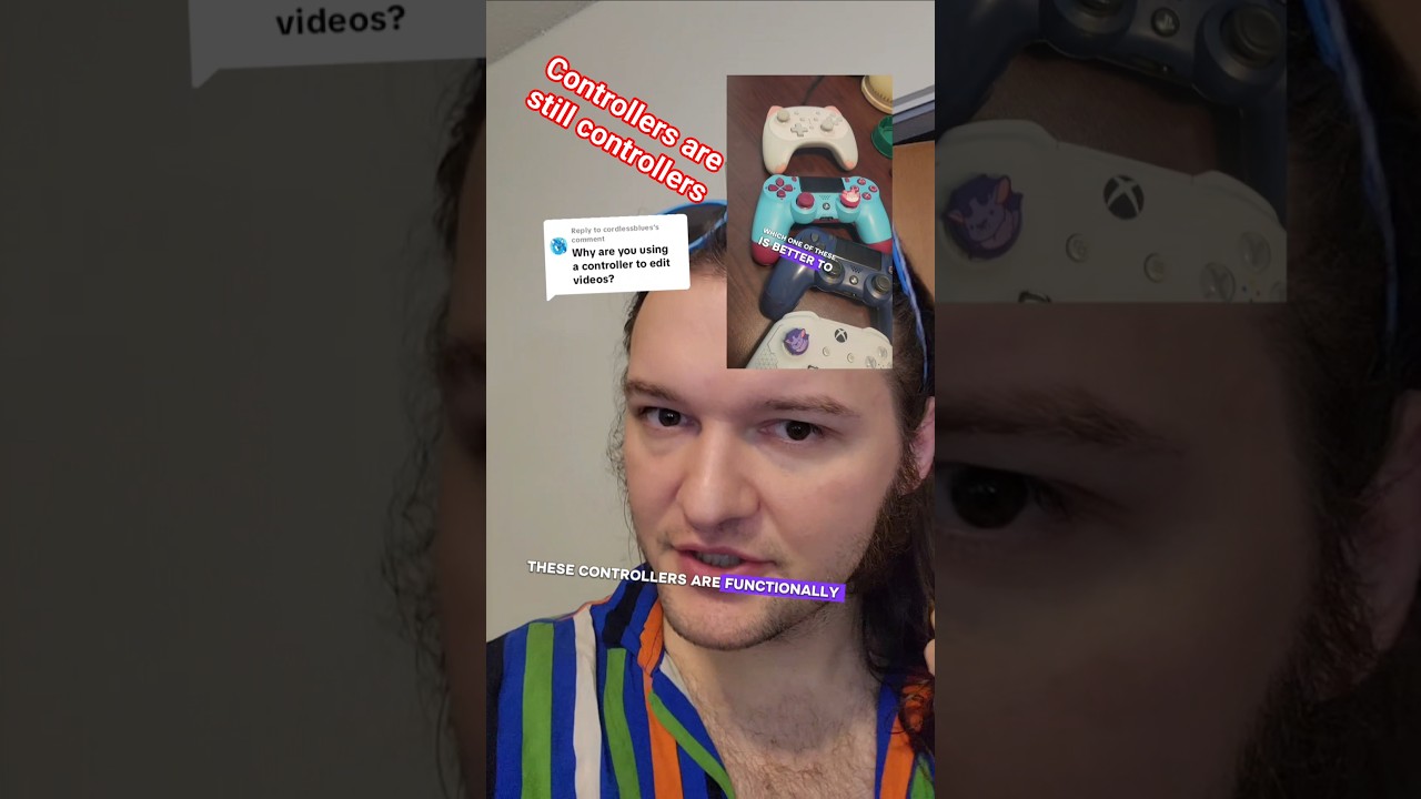 You keep one hand on it while you edit. 