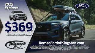 Romeo Ford November 25, Explorer, Mach E