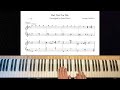 But not for me jazz piano arrangement  with sheet music