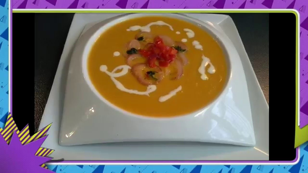 شوربة خيزوا والبطاطس الحلوة الصحية والشهية  Soupe de carottes et patate douce