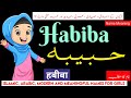 Habiba Name Meaning In Urdu| Habiba Naam Ka Matlab| Habiba Meaning | Ladkiyon Ke Islami Naam 2023