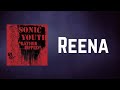 Sonic youth  reena lyrics