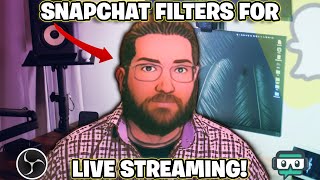 How To Use Snapchat Filters For Live Streams | Snapcam with Streamdeck