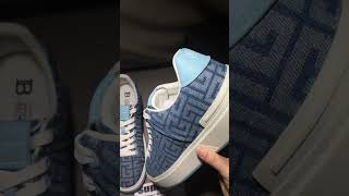 Balmain Sneakers B Court mit Jacquard Monogramm #balmainsneaker #supkicks#balmainshoes #review