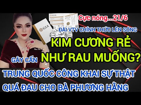 🔴Đài VTV Và Trung Quốc Lên Tiếng Về Kim Cương Của Bà Phương Hằng?